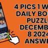 4 Pics 1 Word Daily Bonus Puzzle November 8 2024 Answer